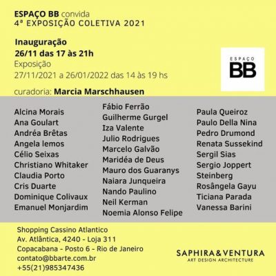 Convite Exposição BB Arte Shopping Cassino Atlantico