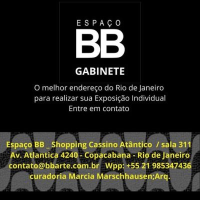 Convite gabinete Espaço BB Arte Shopping Cassino Atlantico