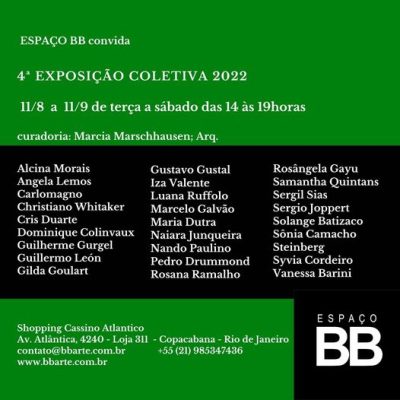 convite 4 Exposião 2022 Espaço BB